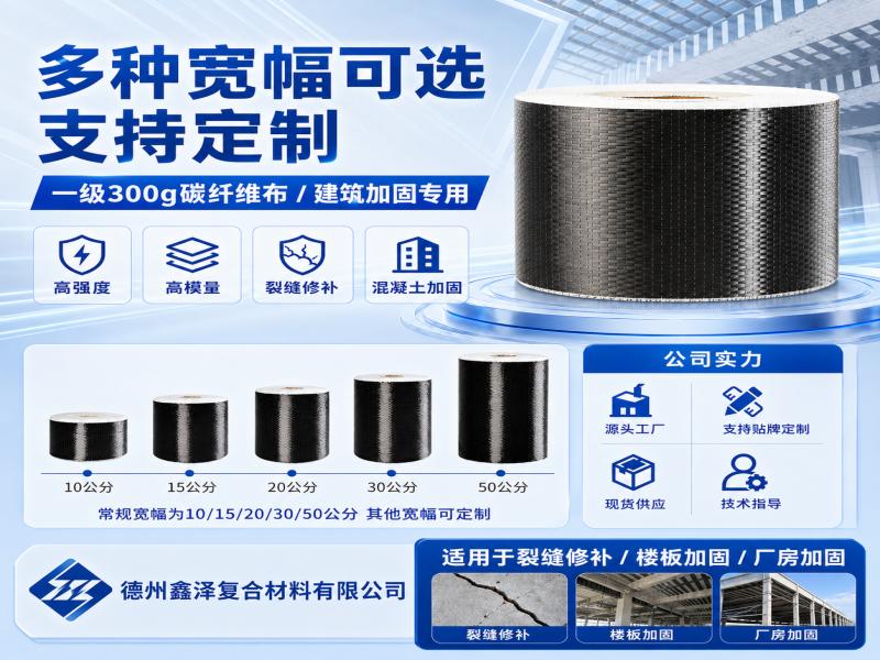 碳纤维布（单向建筑布）300g-II（32丝）